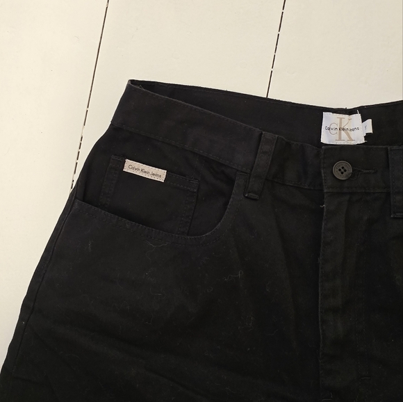 Vintage Y2K Calvin Klein Jeans Chino Cuff Short 12 Deadstock - Picture 3 of 5